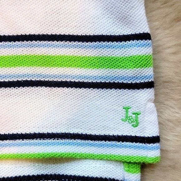 JANIE AND JACK WHITE STRIPED POLO, SIZE 3-6 MONTHS - NEW! - Picture 4 of 6